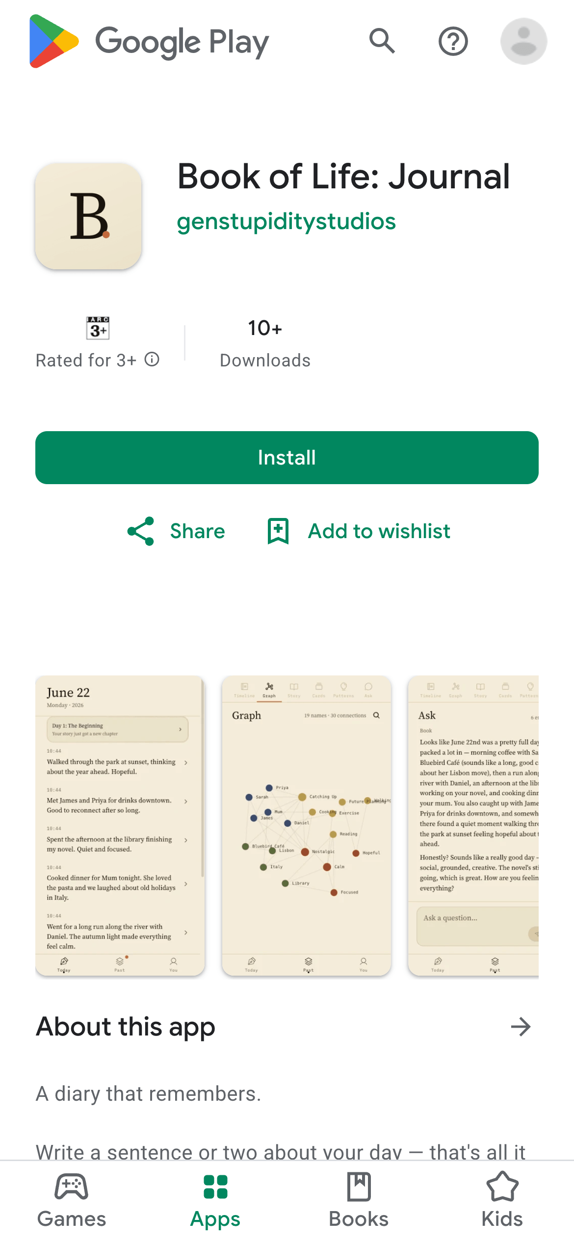 Book of Life: Journal on the Google Play Store
